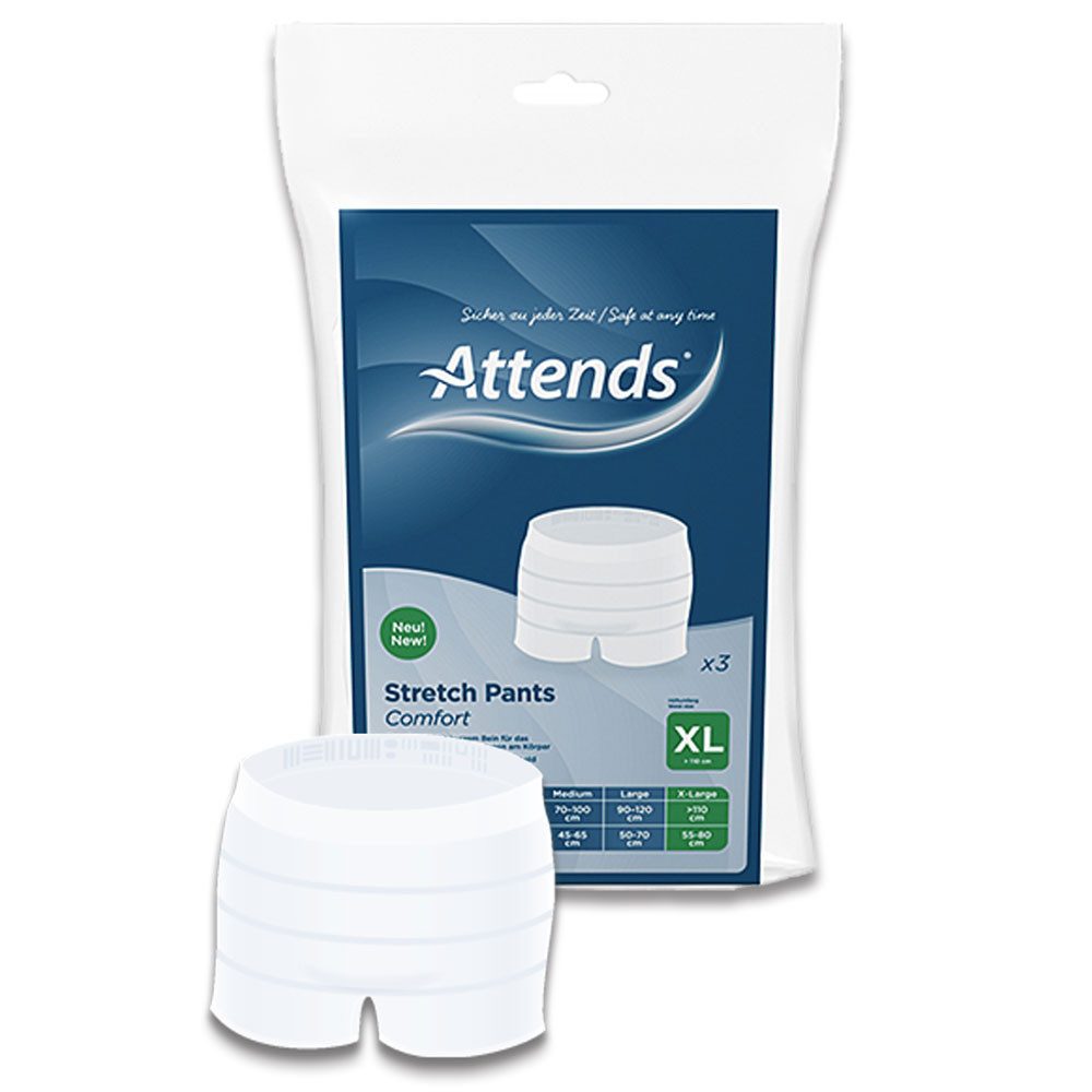 Attends GmbH Slip Attends Stretch Pants Comfort Fixierhose Größe XL
