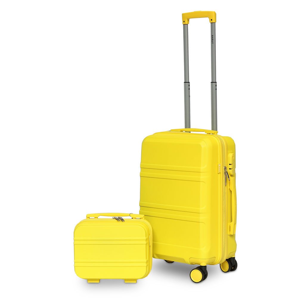 Barut Kofferset Modell Anubis Gelb, 4 Rollen, (Set, 2 tlg., MS-19037)