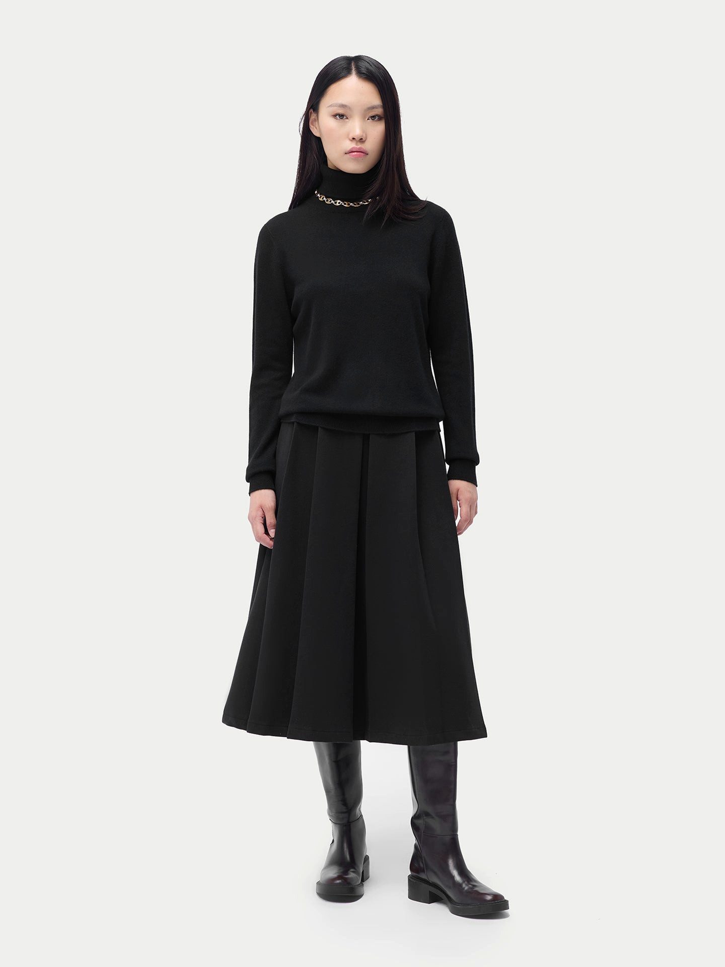 GOBI Cashmere Rollkragenpullover Basic Kaschmir-Rollkragenpullover