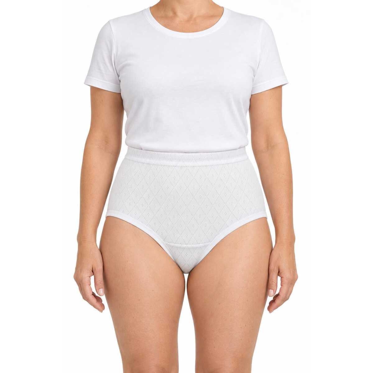EloModa Taillenslip 4x Damen Slips Unterhosen Unterwäsche Baumwolle, 36/38 56/58 (4-St) 100% Baumwolle, 4er Pack Damen Unterhosen – Bild 5 von 5