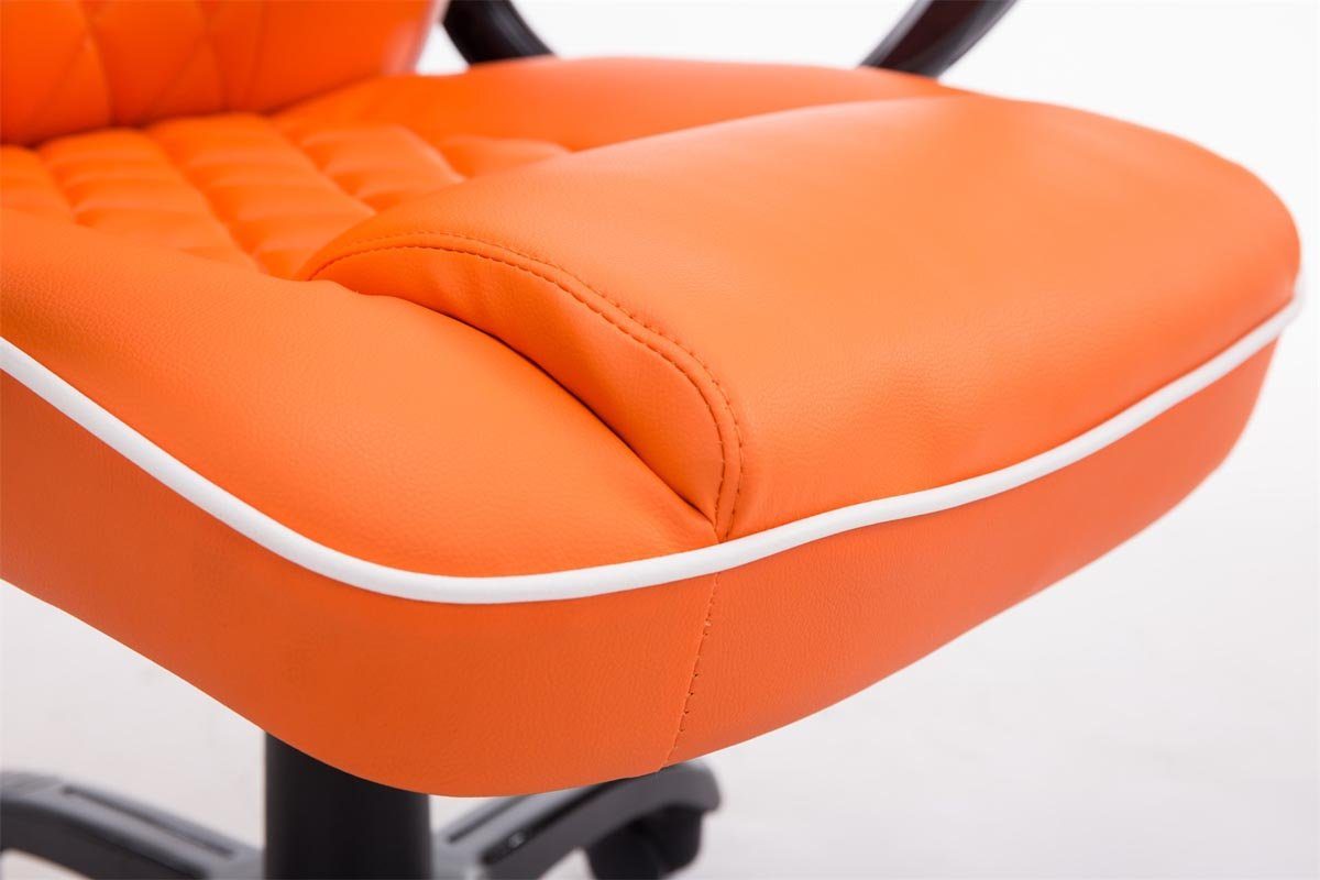CLP Kunstleder, XXX orange höhenverstellbar Gaming BIG und drehbar Chair