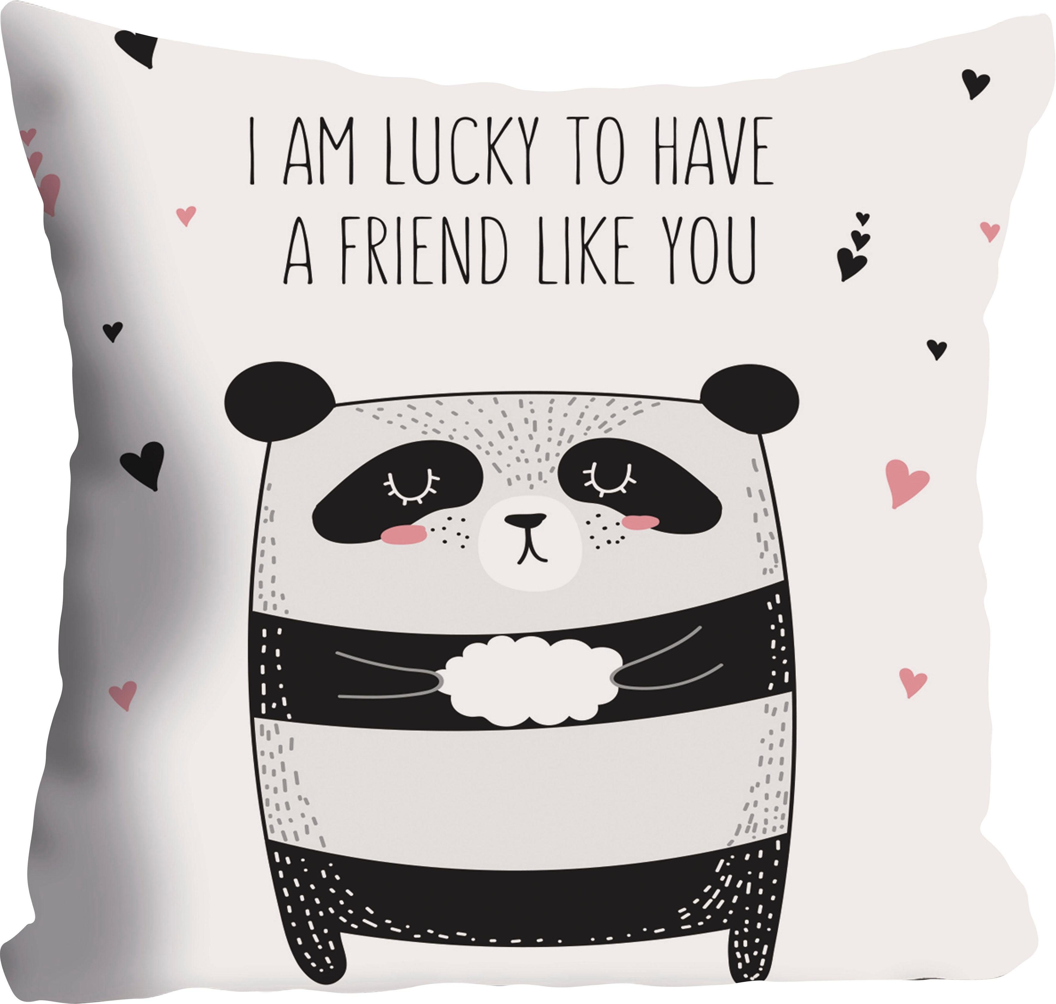 queence Dekokissen »Friend like you«, Kissenhülle ohne Füllung, 1 Stück. € 24,04