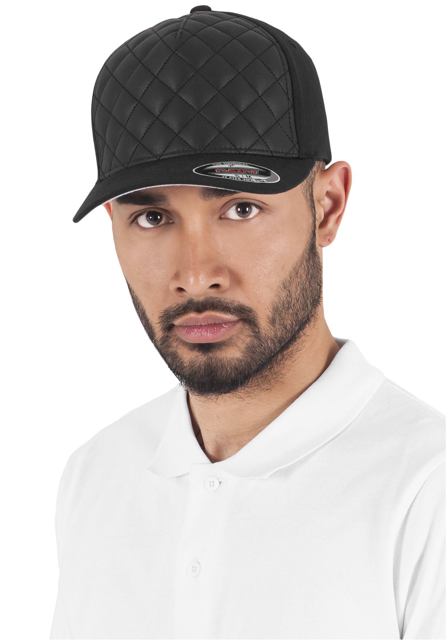 Flexfit Flex Cap Accessoires Diamond black 6277Q Quilted Flexfit