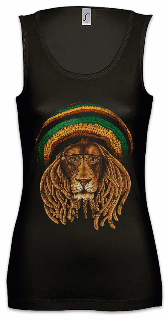 Tanktop Reggae Lion III Ärmelloses Damen T-ShirtMusic Jah Babylon Musik