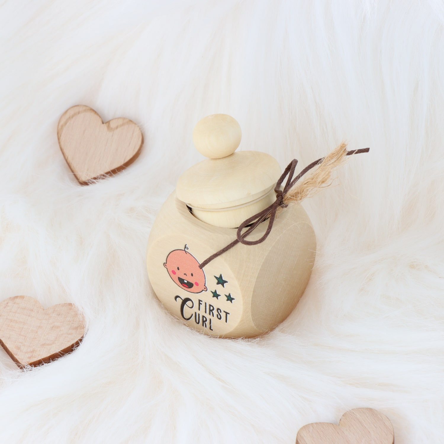 Spruchreif® Zahndose Milchzahndose aus Holz mit Schraubdeckel · Zahndose zur Aufbewahrung (1 St)