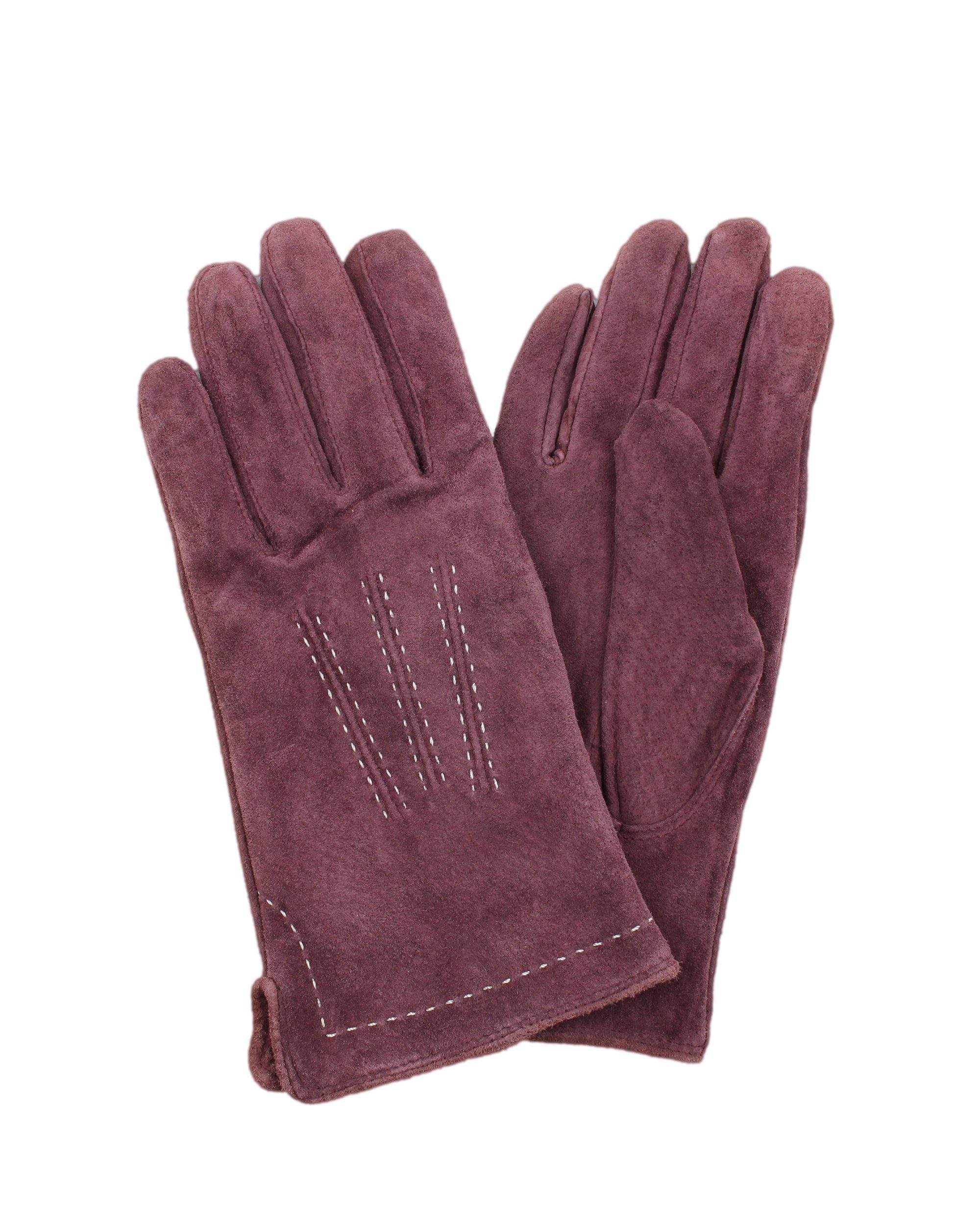 ZEBRO Lederhandschuhe Velourleder Handschuh | Handschuhe