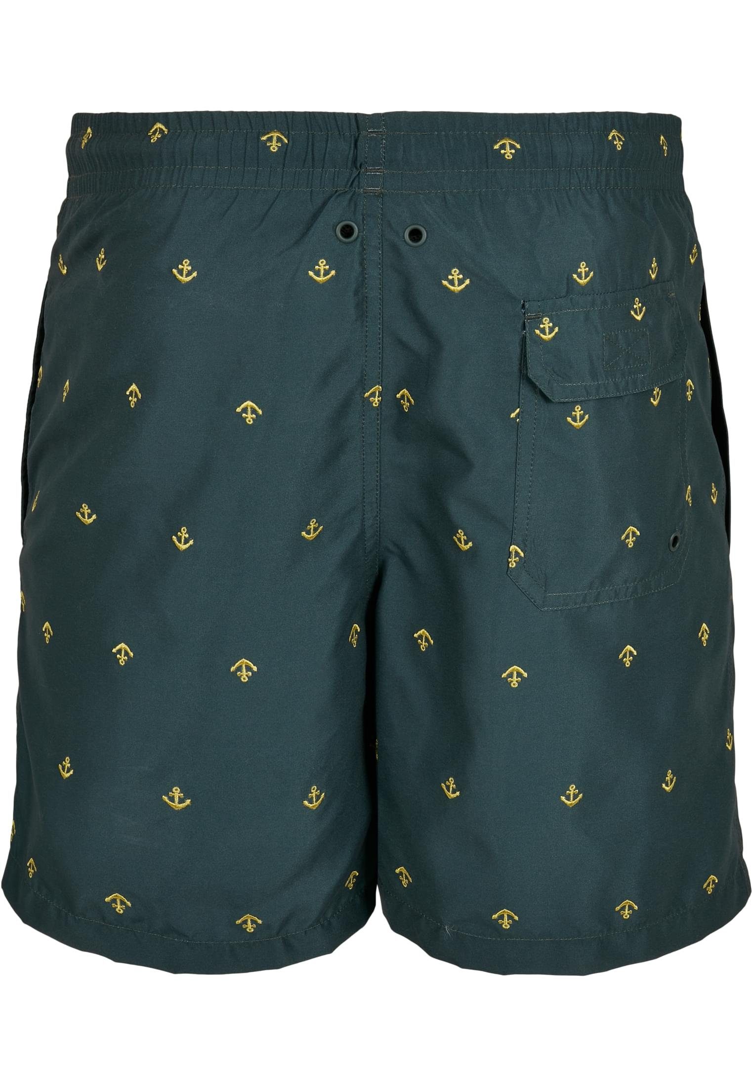 CLASSICS Swim Herren Shorts anchor/bttlgrn/lmnmstrd Badeshorts Embroidery URBAN