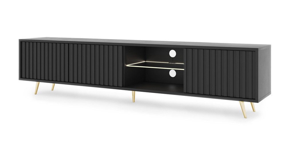 Selsey TV-Schrank BELLO mit goldenen Füßen, günstig online kaufen