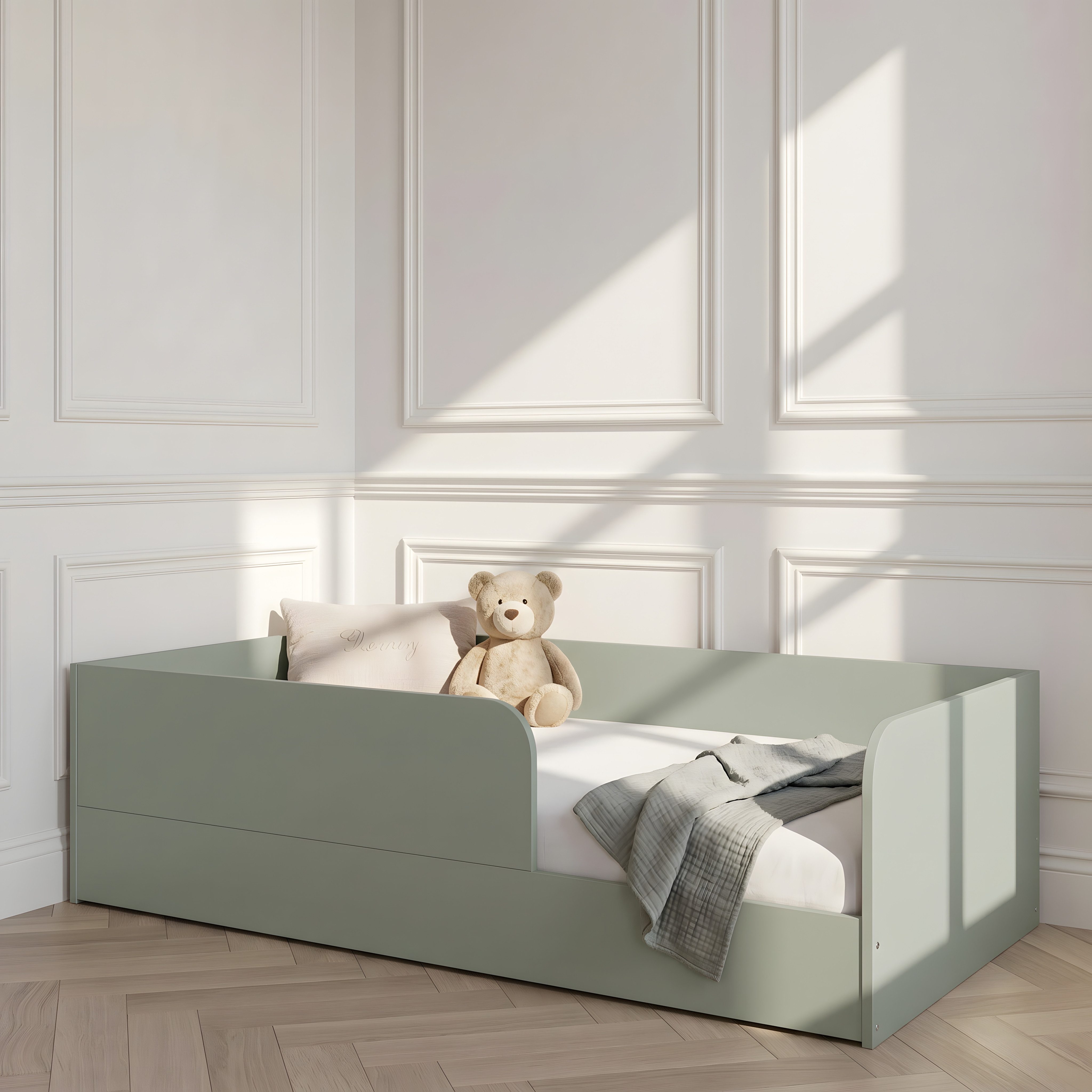 arthur berndt Kinderbett Essentials Bodenbett, 90x200cm für eine perfekte Einschlafbegleitung
