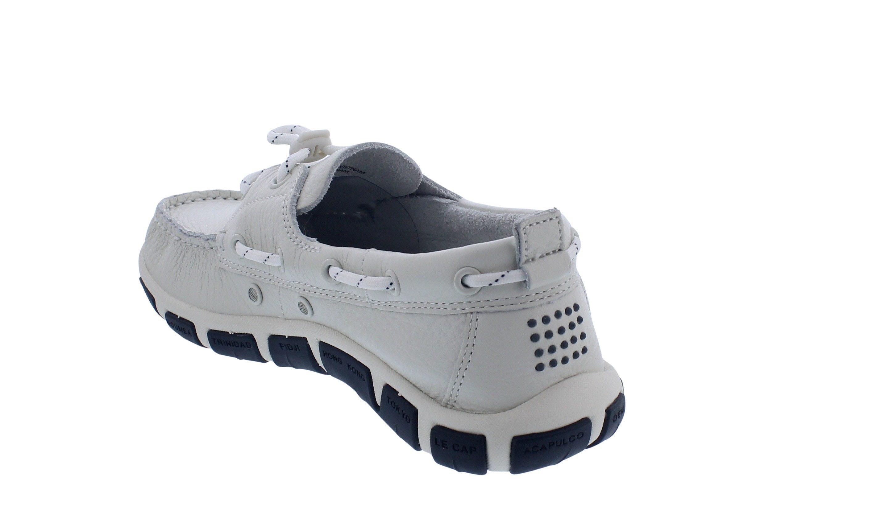 tbs TBS Bootsschuh Janaele F7C27, Dream Cruiser Glattleder, Weiß-Blau, Wec Bootsschuh