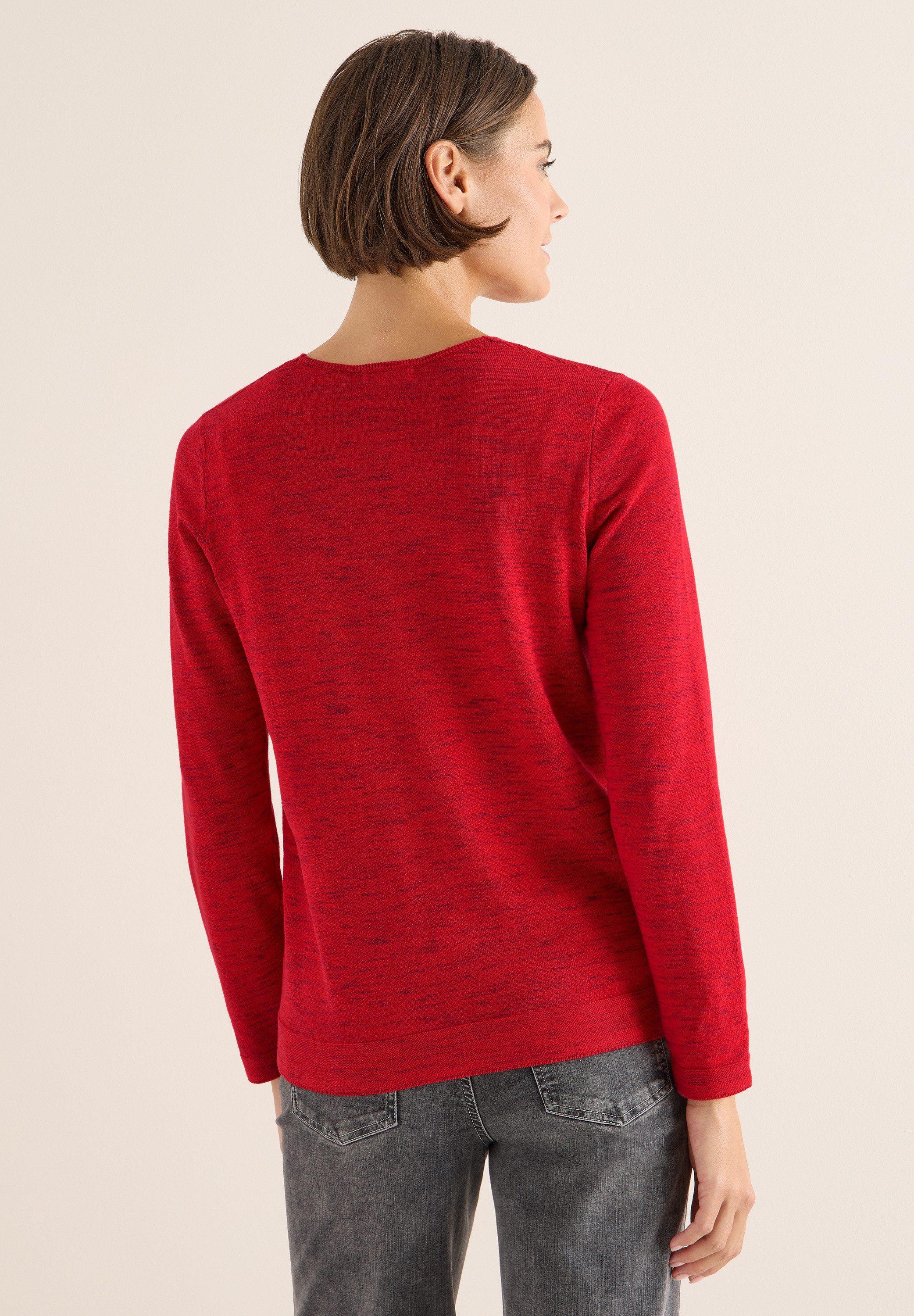 CECIL Strickpullover im Melange Look günstig online kaufen