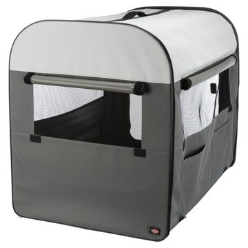 TRIXIE Hunde-Transportbox Mobile Kennel Basic dunkelgrau/hellgrau