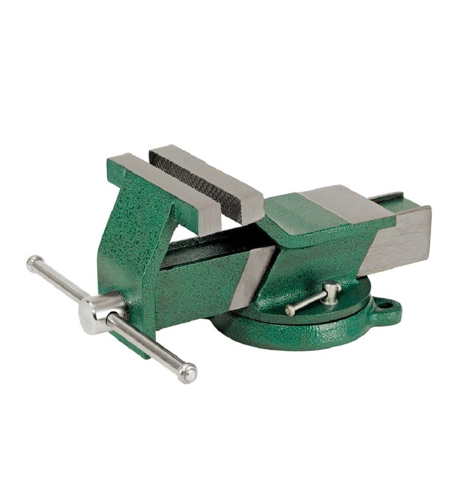 HM Müllner Werkzeuge Schraubstock Stahl-Parallel-Schraubstock drehbar 125mm AF124-125
