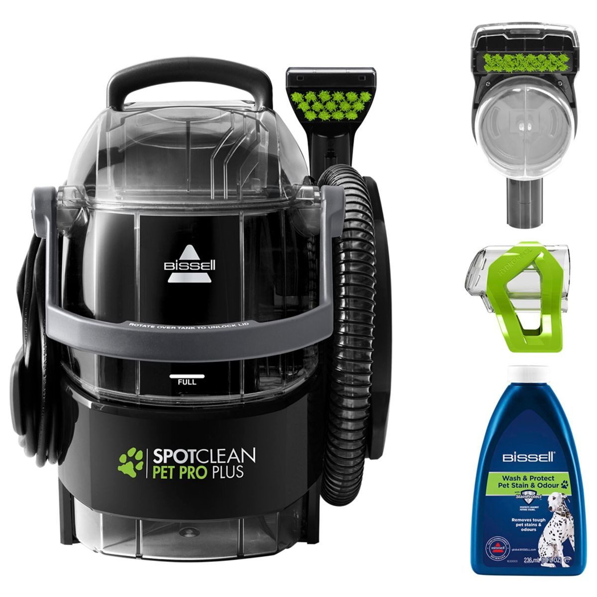Bissell Wasch-Sauger SpotClean Pet Pro Plus Tragbarer Fleckenreiniger