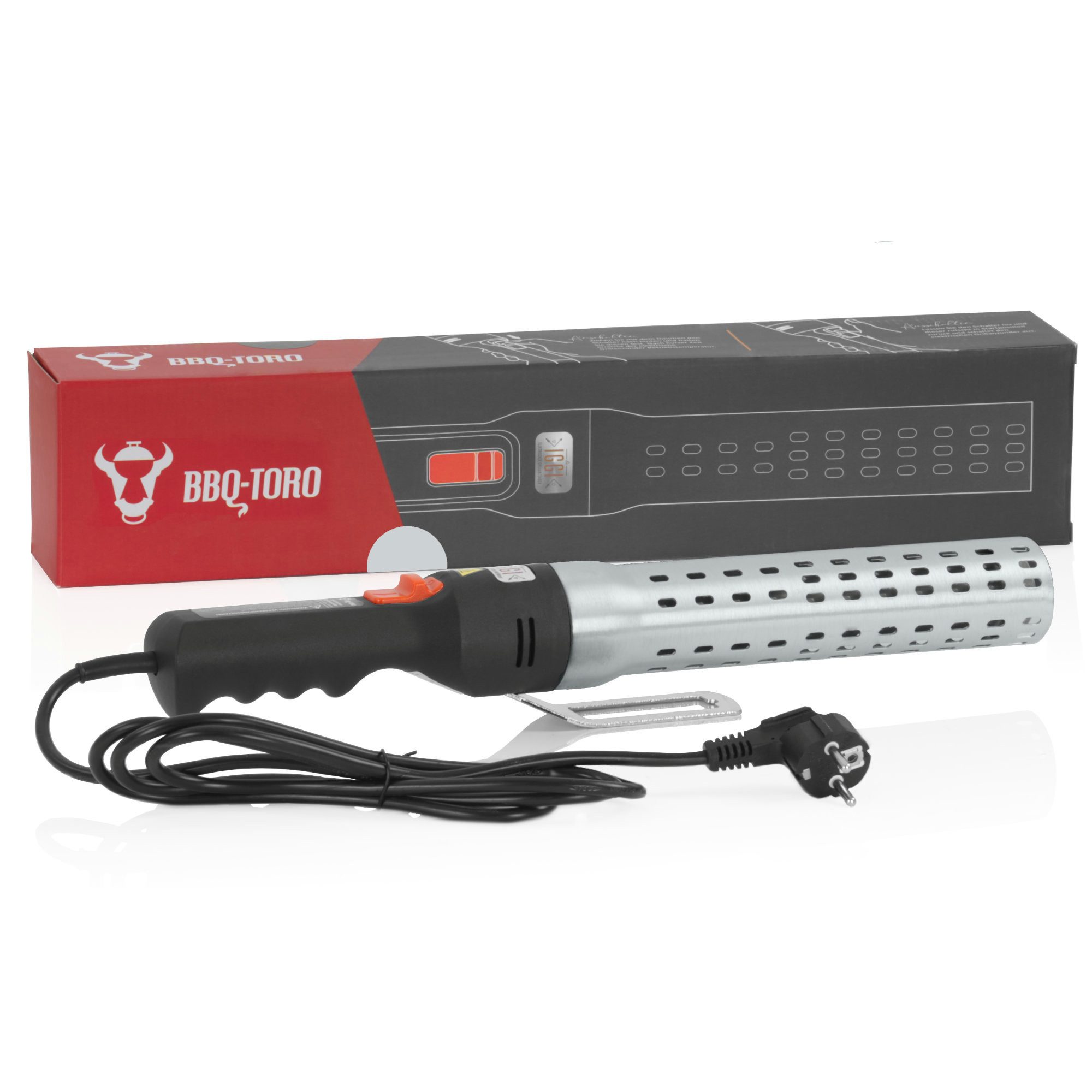 BBQ-Toro Grillanzünder BBQ-Toro Elektrischer Grillanzünder IGGI Silber/Schwarz, 2000 W, 650 °