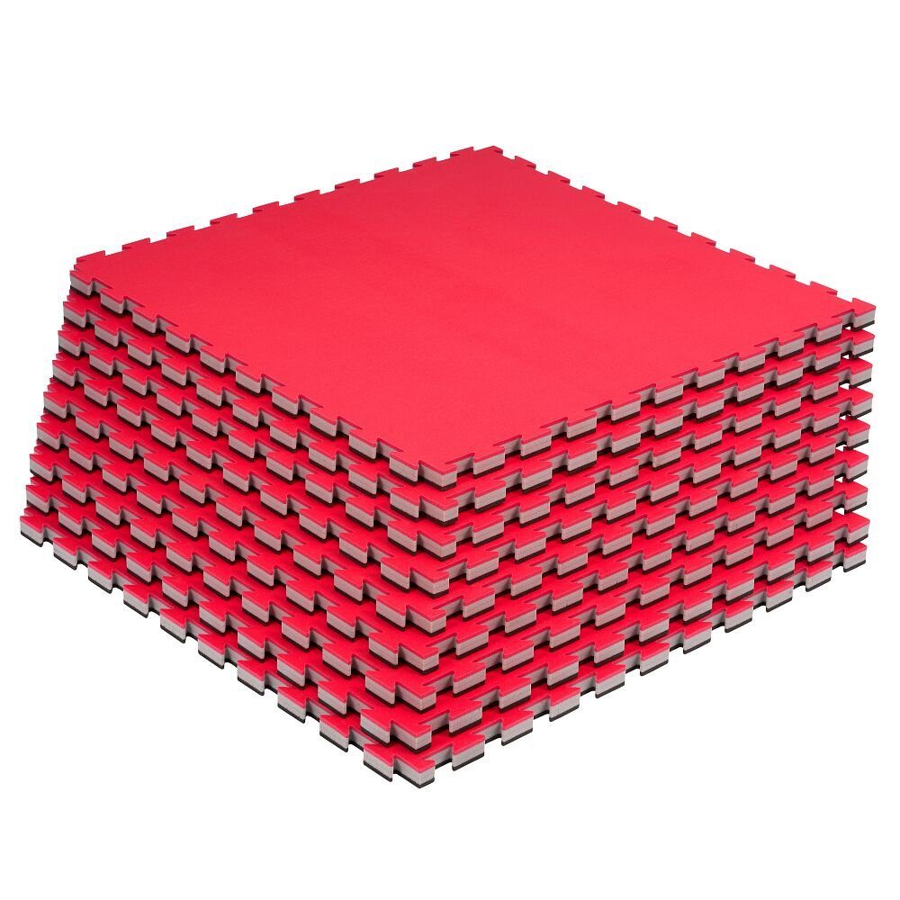 ProGame Trocellen Fitnessmatte Fitness-Mattenfläche Tatami Gym 3x3 m, Rutschsicher durch Reisstroh-Prägung