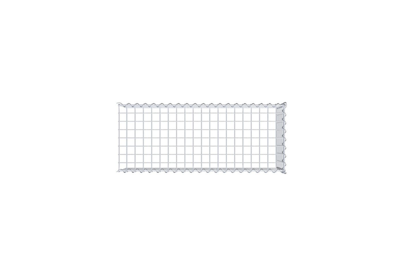 Thumbnail - Gabiona Gabionenzaun Anbaugabione Typ 4 100 cm x 30 cm x 40 cm (L x H x T), Maschenweite 5, (Anbaugabione Typ 4 100 cm x...