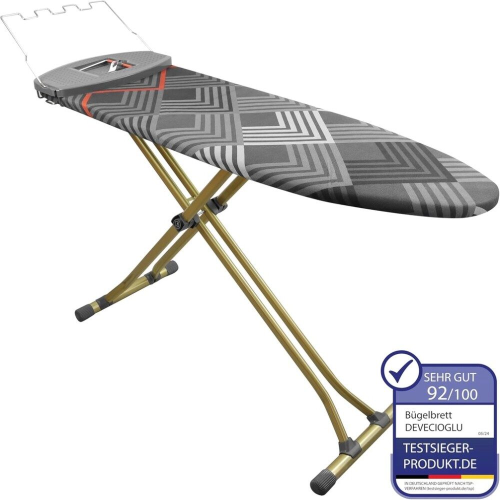 Produktbild von Everlar® Premium Bügelbrettbezug 110x30 (S) I Made In Germany I OEKOTEX100 I Bügeltischbezug I Bügelbezug Für 108-115 X 30-45cm Bügelbrett Bezug I Bügelbrettbezug Für Dampfbügelstation
