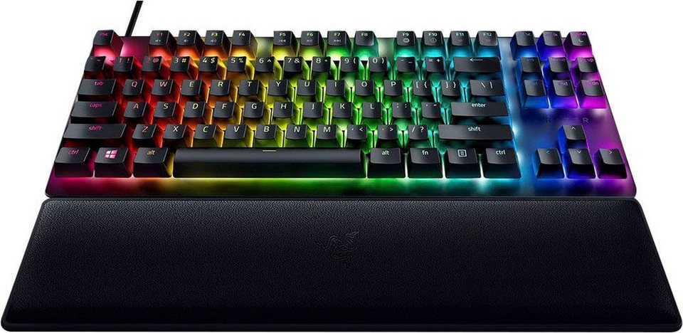 RAZER Huntsman V2 Tenkeyless - Clicky Optical Switch - DE Gaming-Tastatur,  Mechanische Gaming-Tastatur, kabelgebunden