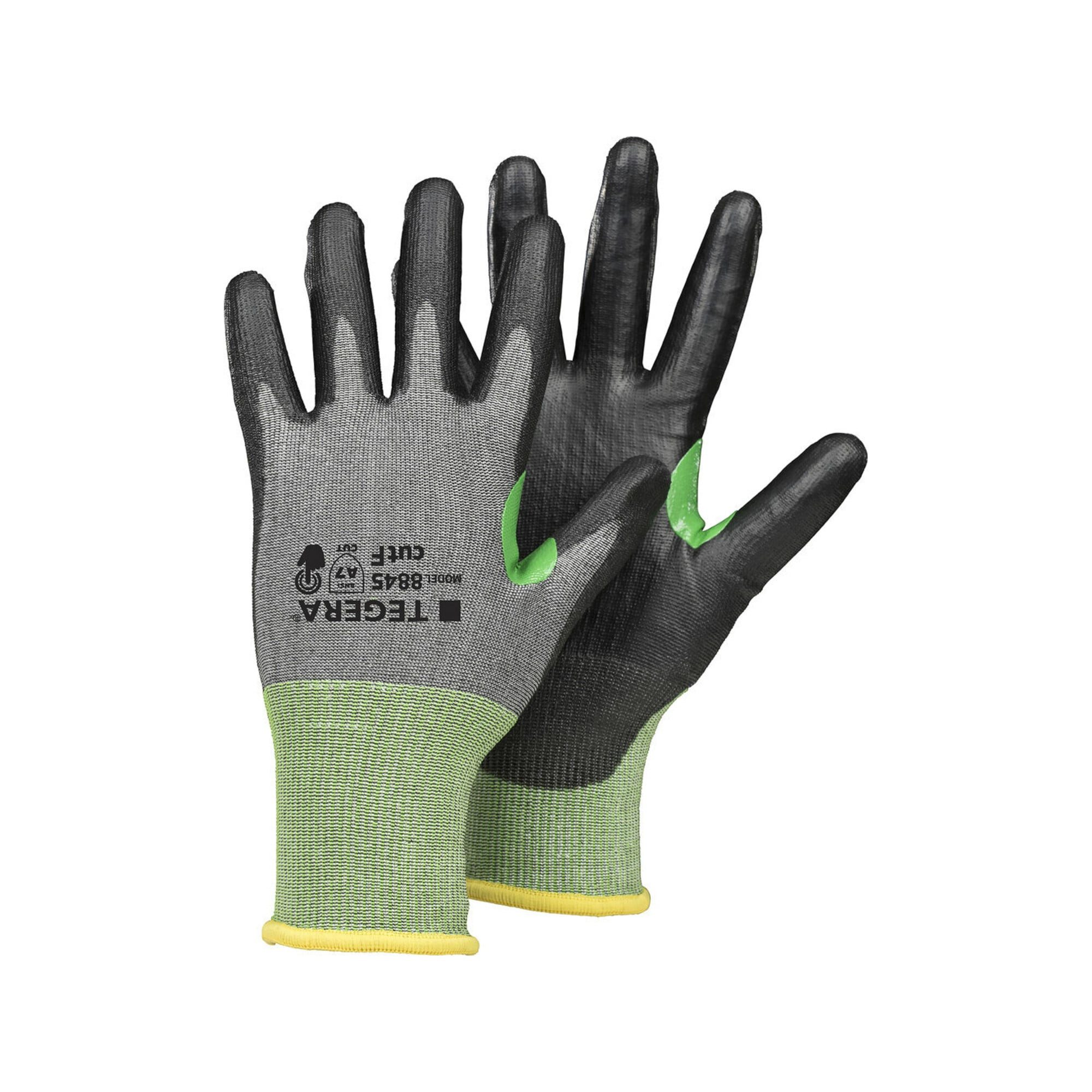 Ejendals Baumwollhandschuhe TEGERA Handschuh 8845 CUT F, CRF OMNI, 18G Gr. 5, by Ejendals 6 Stk