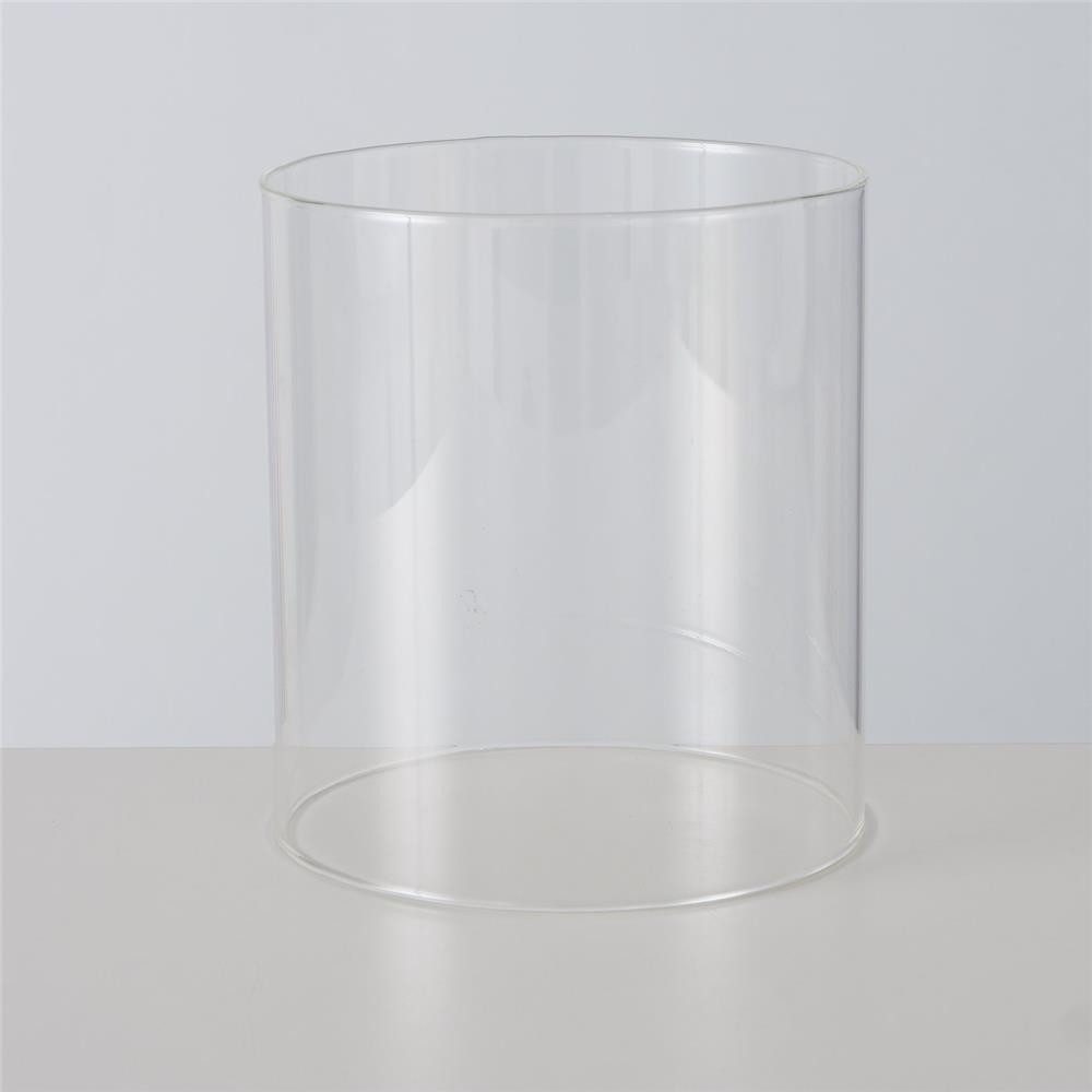 BOLTZE Windlicht Kerzenhalter Pallas 2er Set Metall schwarz, skandinavisch, pulverbeschichtet, mit Klarglas, Wohnzimmerdeko – Bild 4 von 5
