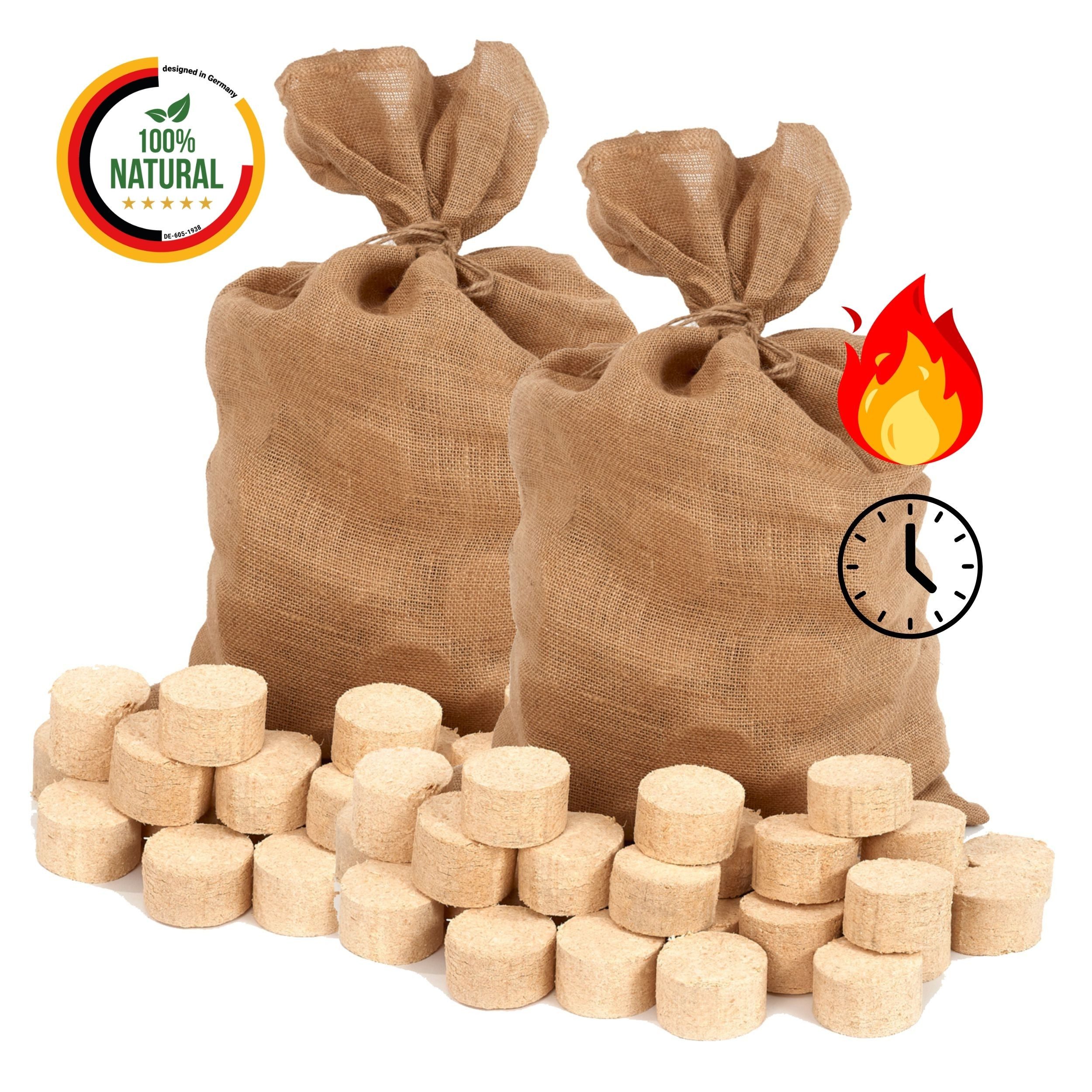 Floranica Kaminholz Gepresste 100% Holzbriketts Hohe Brennwert Raucharm, 12 günstig online kaufen