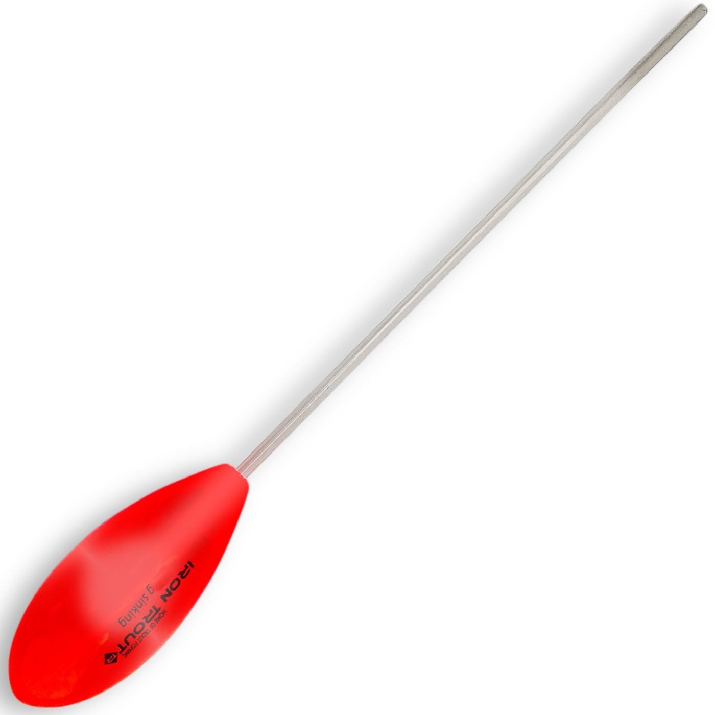Sbirolino Iron Trout Compact Distance Sphiro fluo rot sinking - Sbirolino