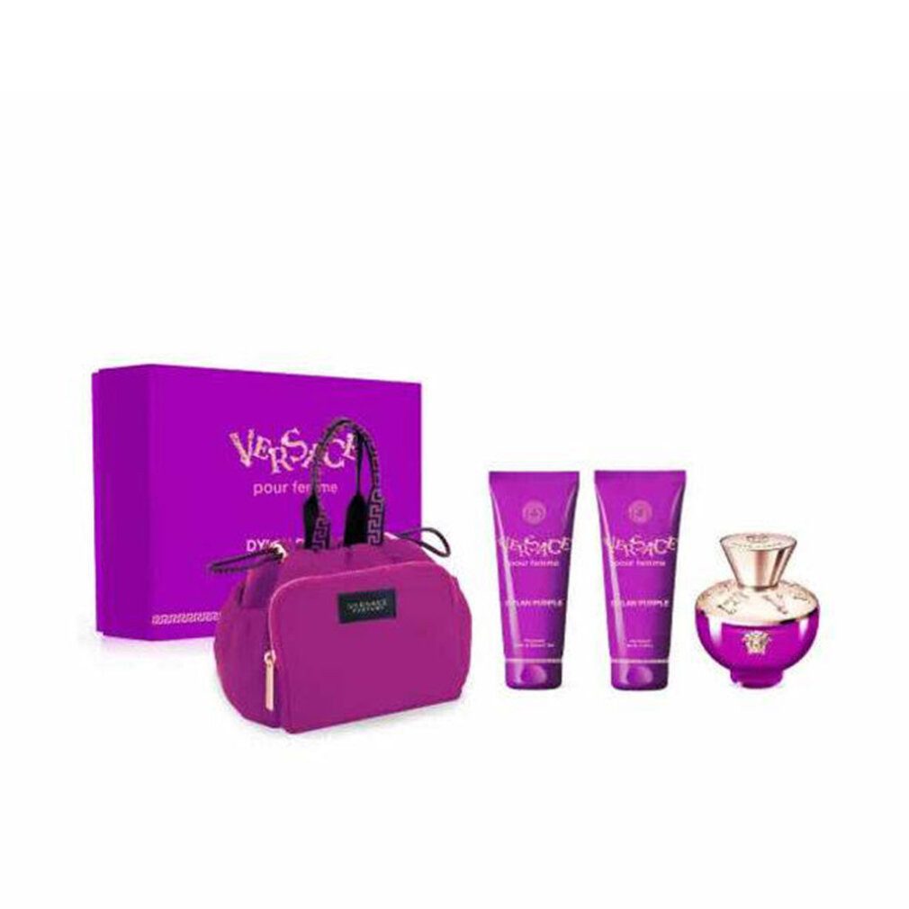 Versace Körperpflegeduft Dylan Purple Eau De Parfum Spray 100ml Set 4 Artikel