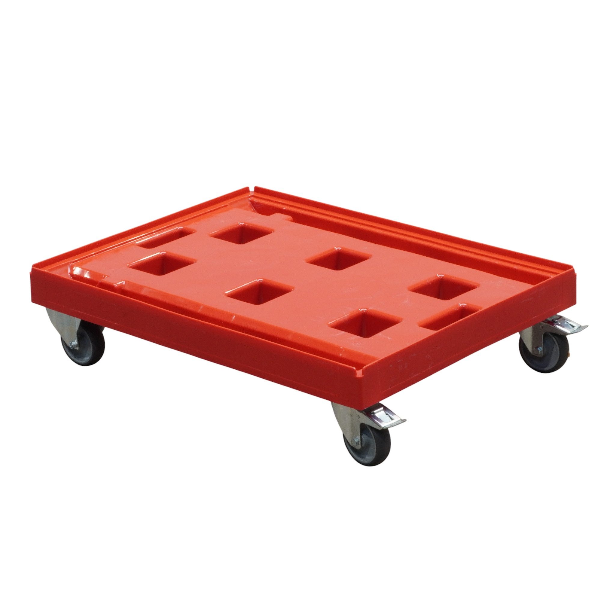 Logiplast Transportroller Transportroller Gigant Typ A-F - 2 Bock- und 2 Lenkrollen mit Feststel