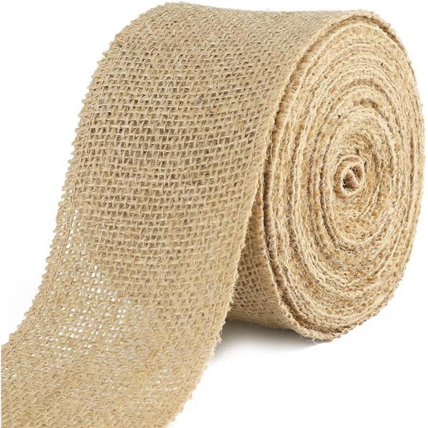 LuxusKollektion Geschenkband Juteband Geschenkband Sackleinen Hochzeitdeko Weihnachten 8cm x 10M