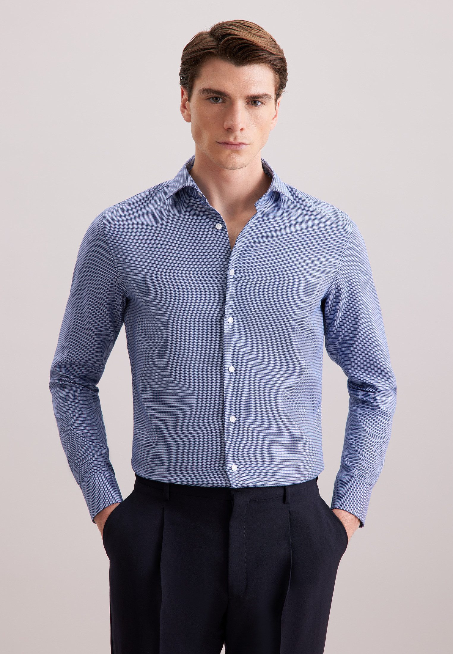 Businesshemd Schwarze Rose