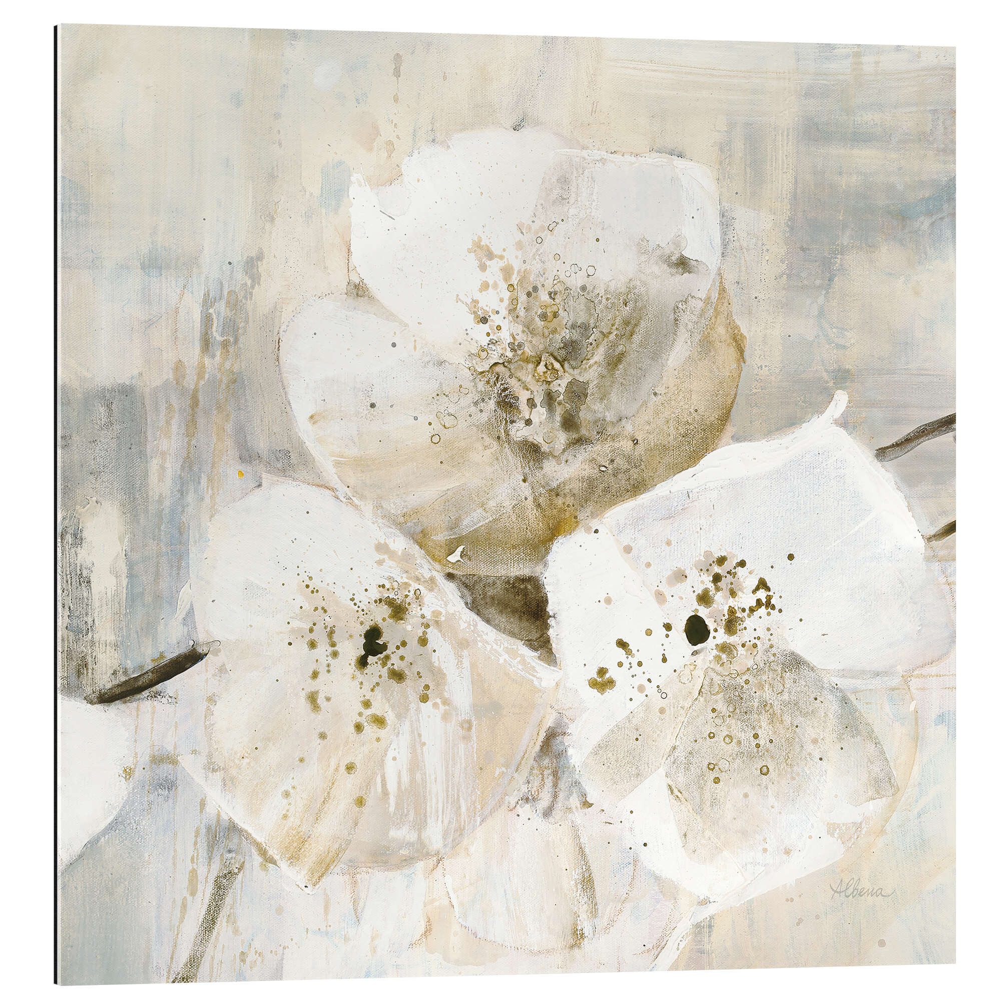 Posterlounge Плакат Albena Hristova, Elegance III, grau, Wohnzimmer Modern Malerei