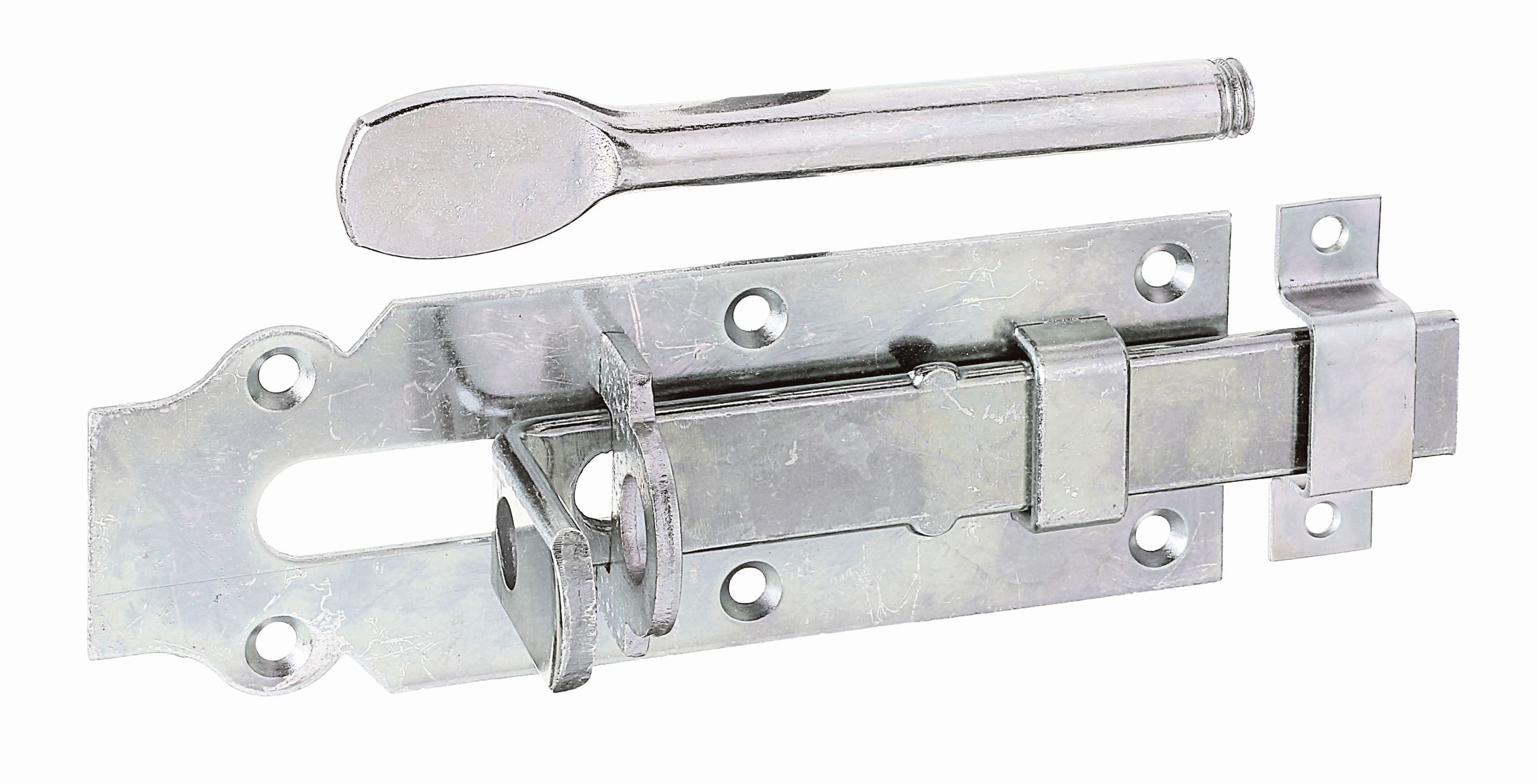 Alberts Türriegel, Stalltür-Schlossriegel,dickschichtpassiviert,mSchlaufe160