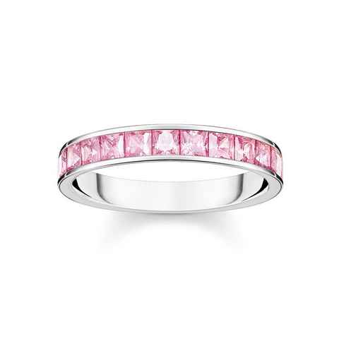 THOMAS SABO Fingerring Steine Pavé TR2358-051-9-52-60, TR2358-643-11-52-60, mit Zirkonia (synth)