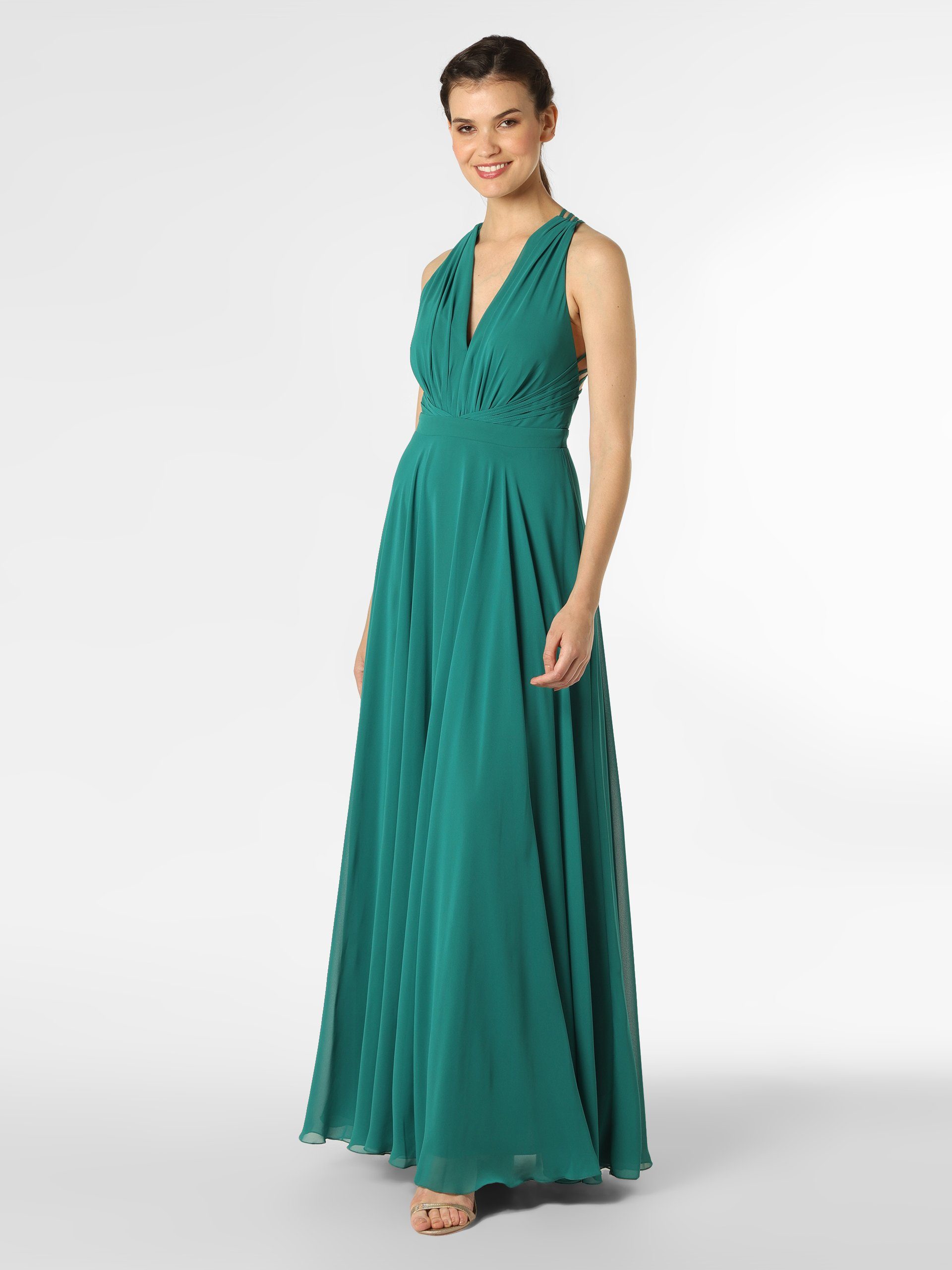 Marie Lund Abendkleid smaragd