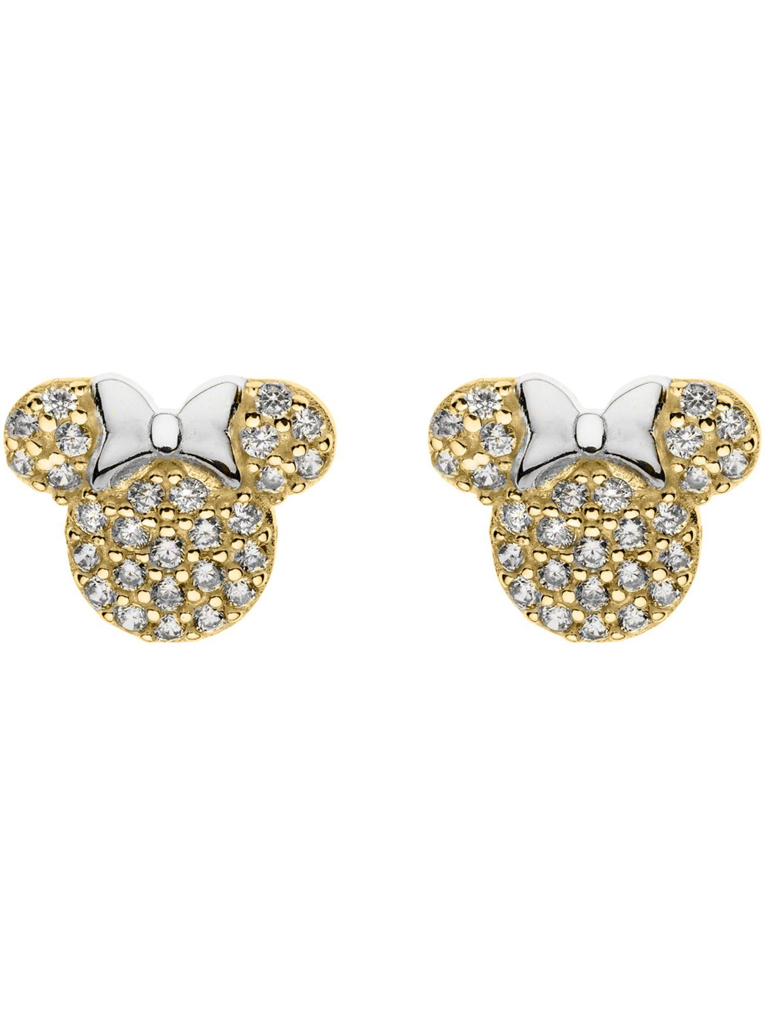 DISNEY Jewelry Paar Ohrstecker Disney Mädchen-Ohrstecker 925er Silber, CHRISTMAS COLLECTION