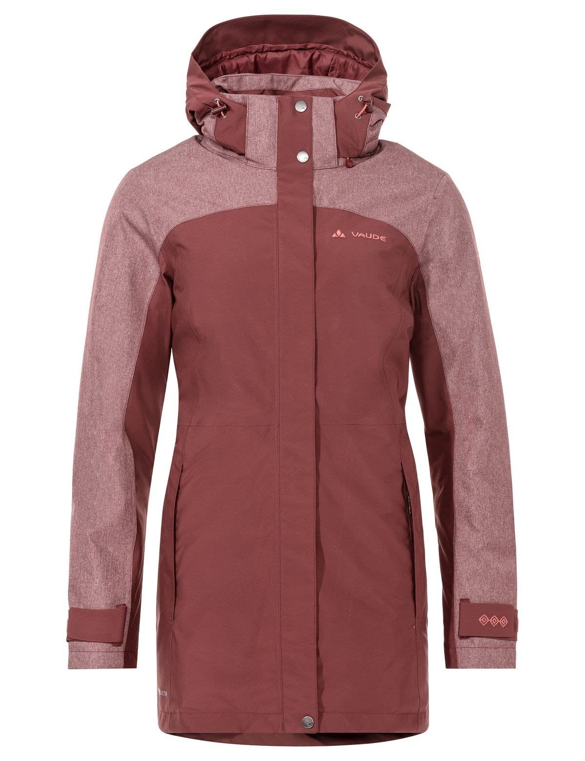 VAUDE Parka Vaude Womens Skomer Winter Parka Ii Damen Parka Dark Cherry