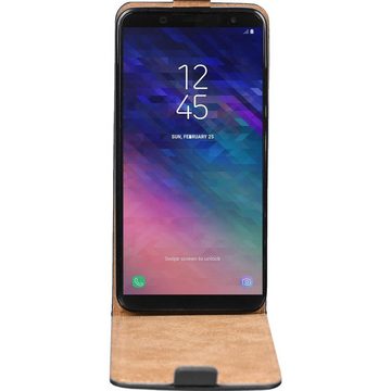 CoolGadget Handyhülle Flip Case Handyhülle für Samsung Galaxy A6 Plus 6 Zoll, Hülle Klapphülle Schutzhülle für Samsung A6+ Flipstyle Cover
