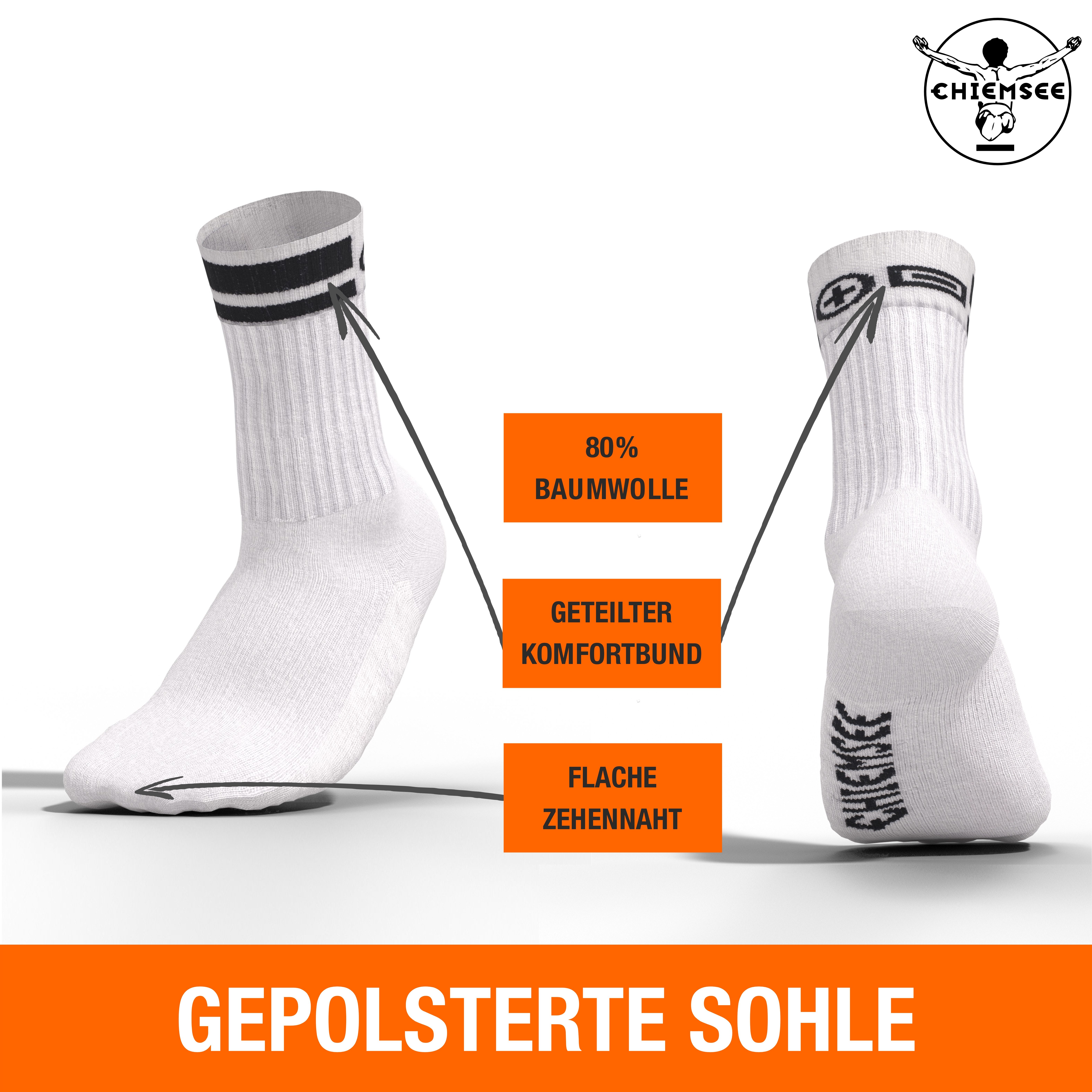 Chiemsee Sportsocken Bequeme Performancesocken aus Baumwollmischung (6-Paar) – Bild 4 von 5