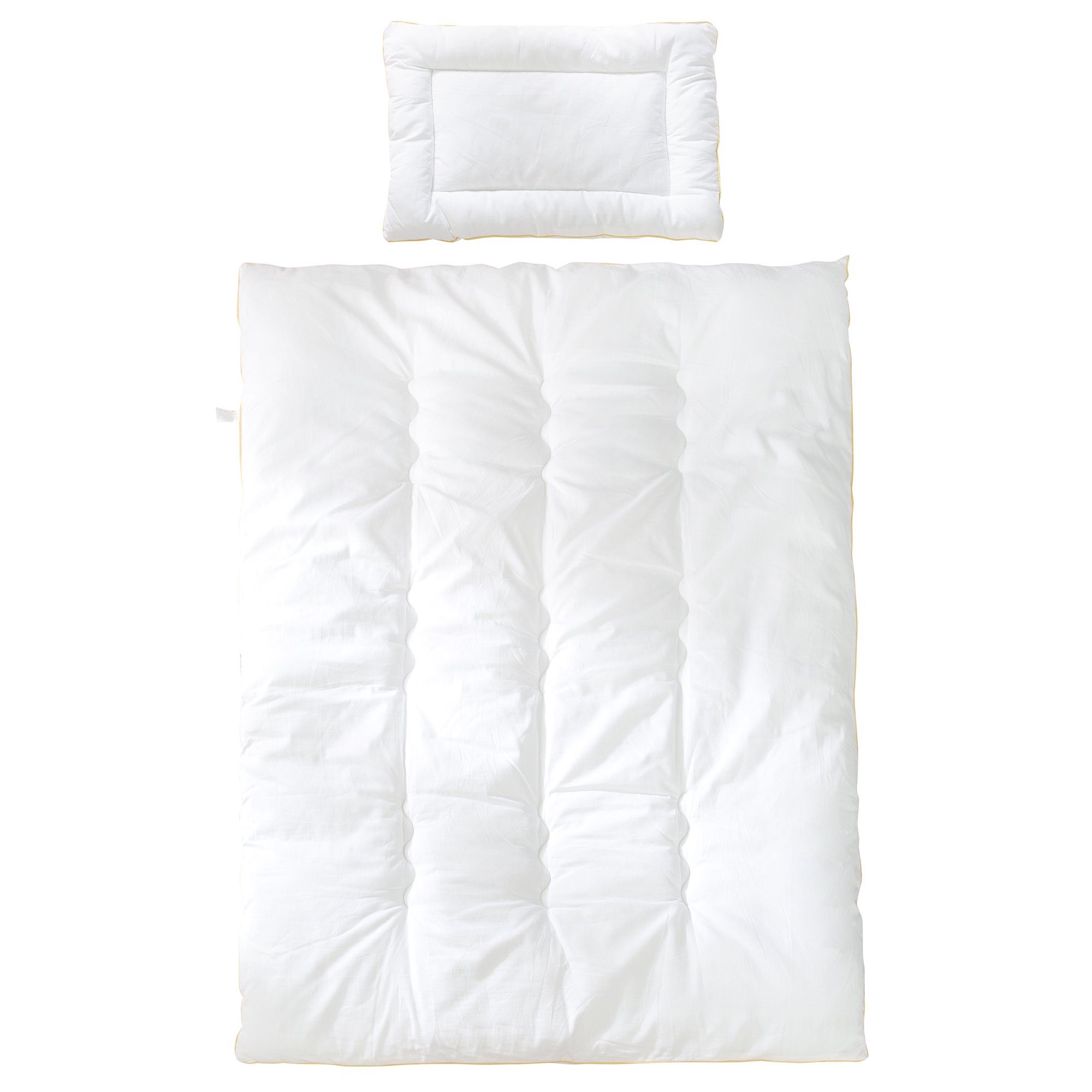 roba® Kinderbettdecke + Kopfkissen Kindersteppbett, ganzjähriges günstig online kaufen