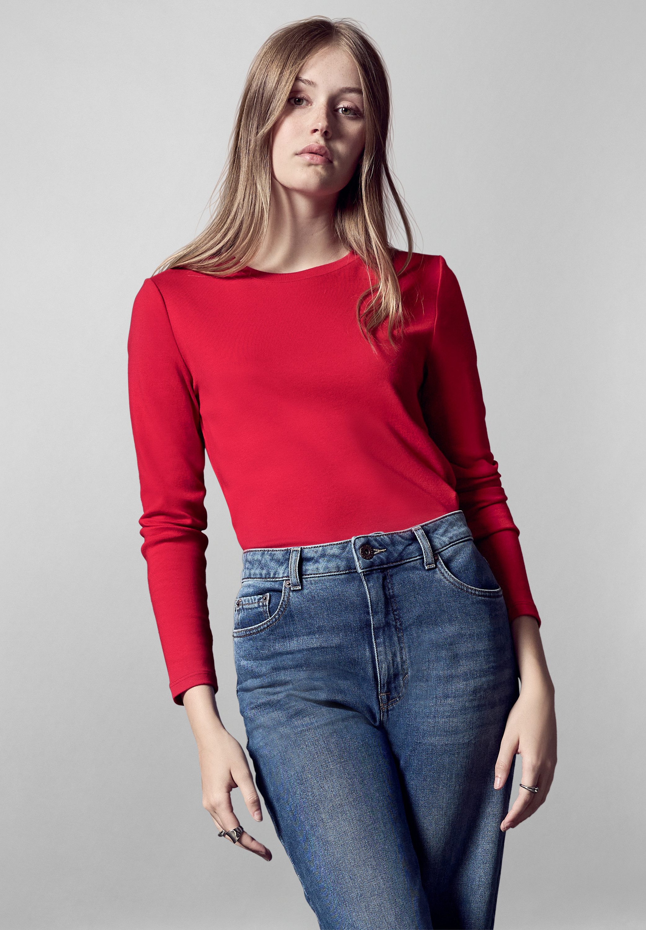 STREET ONE STUDIO Langarmshirt im soften günstig online kaufen