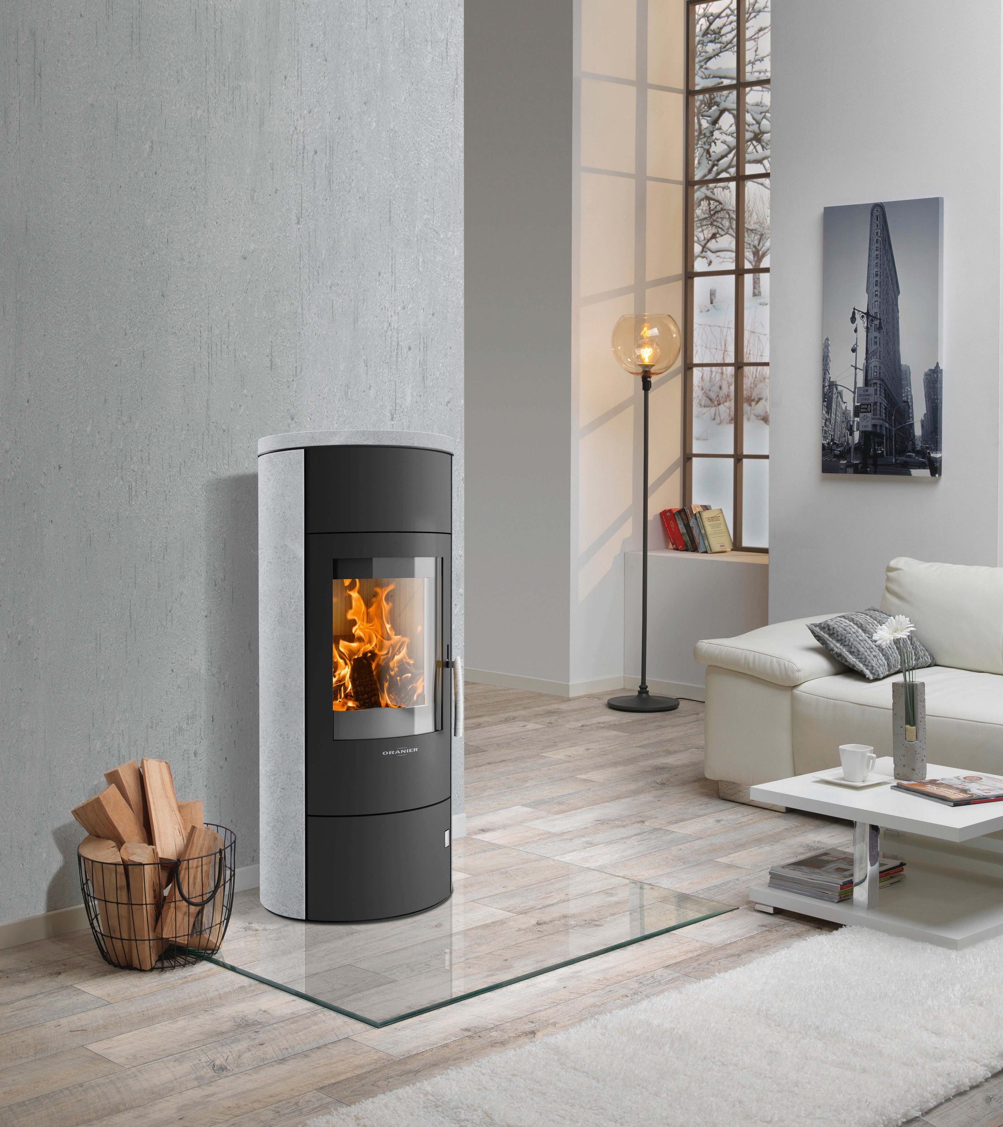 Oranier Kaminofen »Polar W+ 2.0«, 6,5 kW, Zeitbrand günstig online kaufen