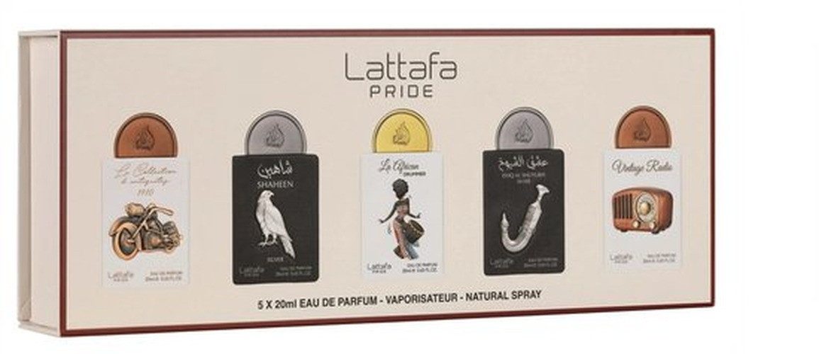 Lattafa Duft-Set Lattafa Pride Collection No.5 Geschenkset 5 Unisex Düfte