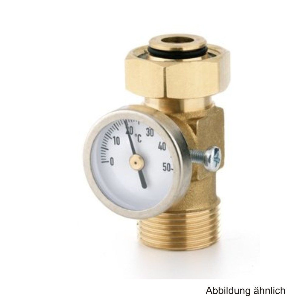 Rehau Fußbodenheizung Rehau T-Rücklaufthermometer zur Montage am Heizkreisverteiler