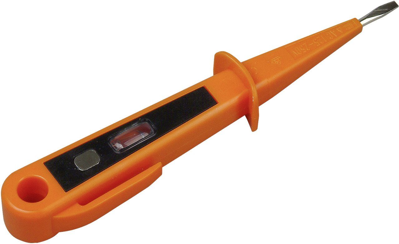 Elektriker-Klappmesser Kopp Euro-Spannungsprüfer 125 - 250 V, orange, 150