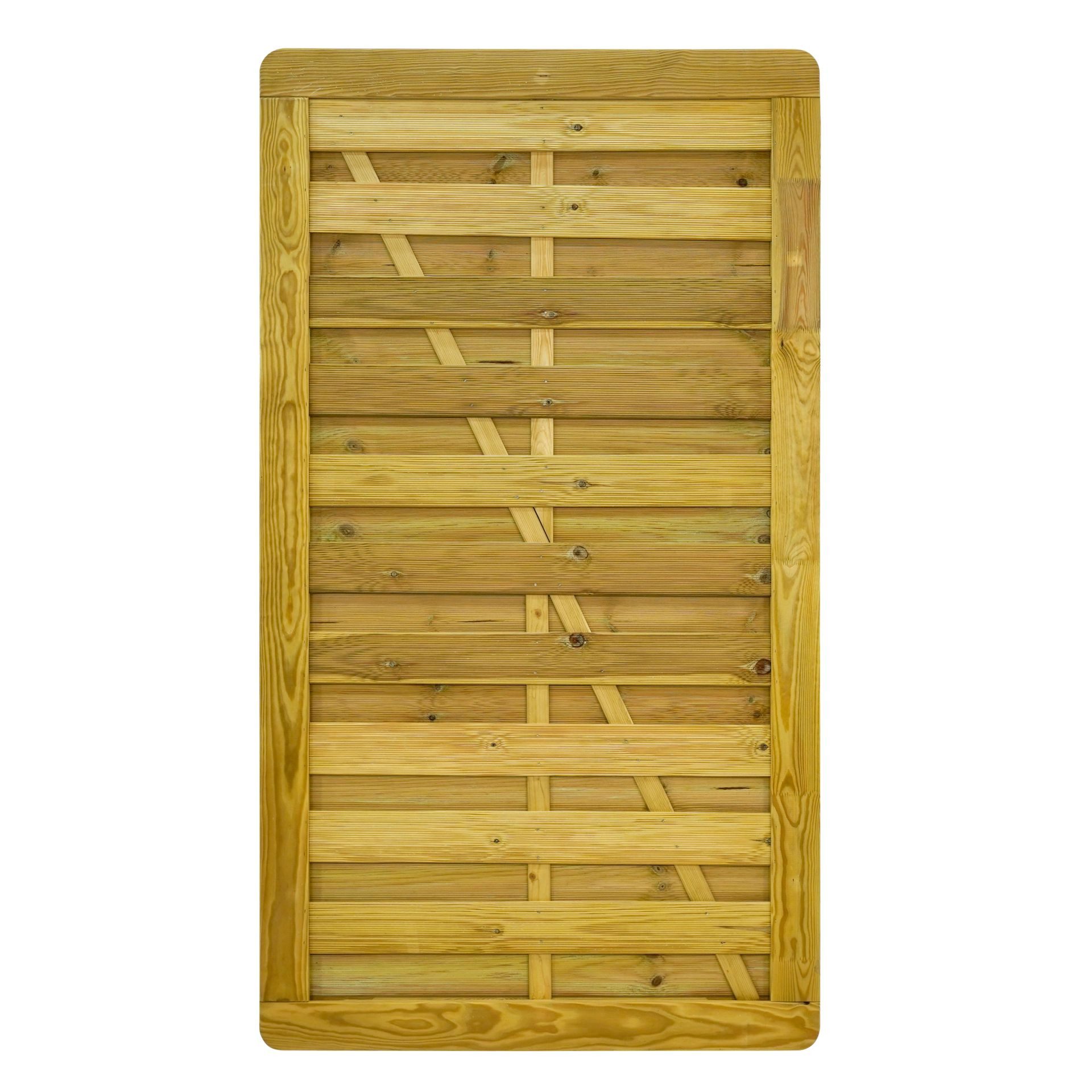 GartenLand Zauneinzeltür Gartentor Vario gerade 100x180 cm Kiefernholz KDI, (Set, Ohne Pfosten & Beschlagset, 100x180 cm), Gartentor gerade, Kiefer