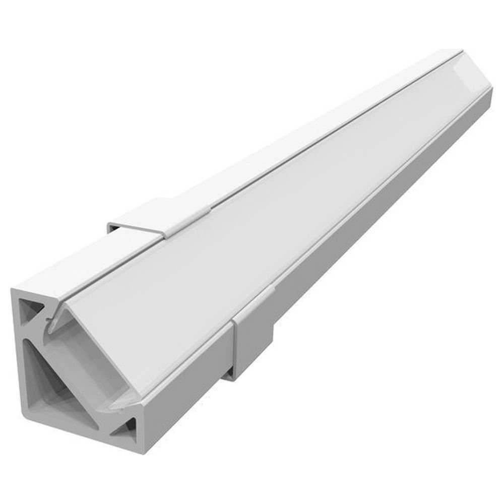 LED-Stripe-Profil 1-flammig, Streifen Grazia 2m, 10 SLV Schienenprofil in LED Profilelemente Weiß