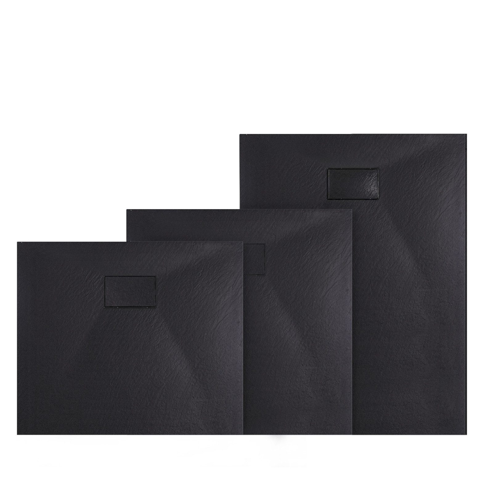 MEYKOERS Duschwanne SMC Duschtasse rutschhemmend,Eckduschwanne 80 × 80/90 × 90/120 × 90 cm, Quadratisch, Eckduschwanne 90×90, Quadratisch