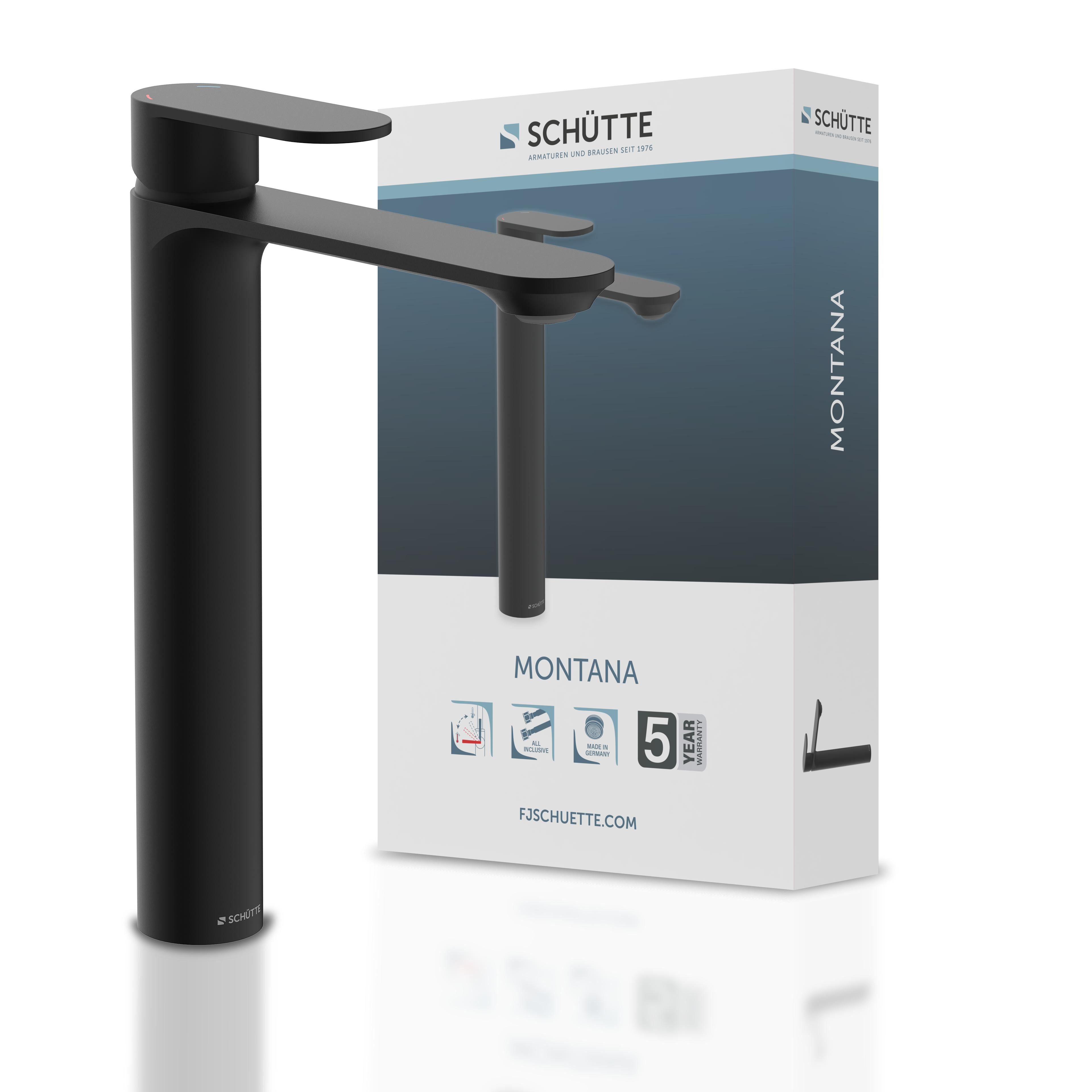 Schütte Waschtischarmatur MONTANA Hoher Auslauf Aufsatzwaschbecken Energies günstig online kaufen