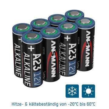 ANSMANN AG A23 12V Alkaline Batterie Spezialbatterie - 8er Pack Batterie